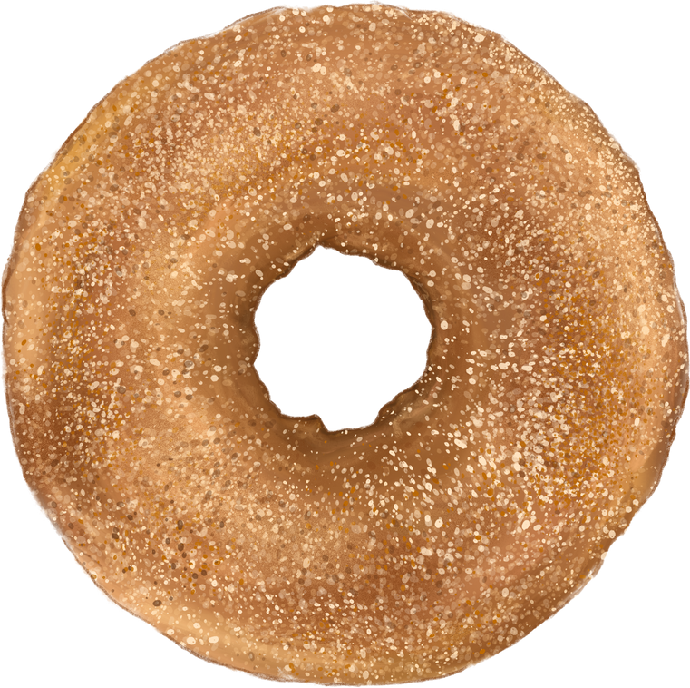 Apple Cinnamon Sugar Donut